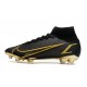 Nike Fotbollsskor Mercurial Superfly 8 Elite FG Svart Guld