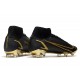 Nike Fotbollsskor Mercurial Superfly 8 Elite FG Svart Guld