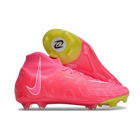 Fotbollsskor Nike Phantom Luna Elite FG Rosa Gul
