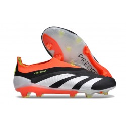 Fotbollsskor adidas Predator Elite LL FG Solar Energy Svart Vit Röd