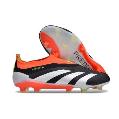 Fotbollsskor adidas Predator Elite LL FG Solar Energy Svart Vit Röd