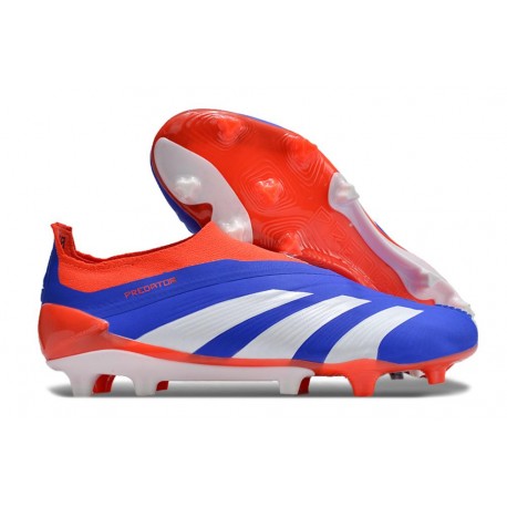 Fotbollsskor adidas Predator Elite LL FG Blå Vit Röd 