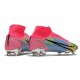 Nike Fotbollsskor Mercurial Superfly 8 Elite FG Rosa Blå Gul