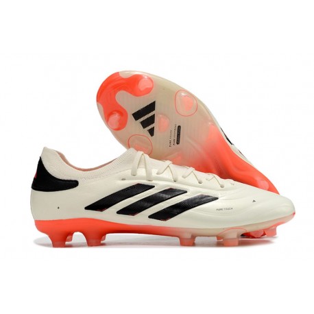 adidas Copa Pure 2 Elite + FG Solar Energy – Vit Svart Röd