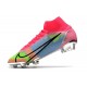 Nike Fotbollsskor Mercurial Superfly 8 Elite FG Rosa Blå Gul