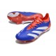 adidas Predator Elite FG Blå Vit Röd 