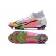 Nike Mercurial Superfly 8 Elite FG Dragonfly - Vit Silver Mörklila