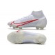 Nike Fotbollsskor Mercurial Superfly 8 Elite FG Vit Röd