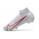 Nike Fotbollsskor Mercurial Superfly 8 Elite FG Vit Röd
