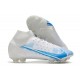 Nike Mercurial Superfly VIII Elite FG Vit Blå