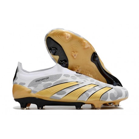Fotbollsskor adidas Predator Elite LL FG Guld Vit Grå