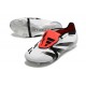 adidas Predator Elite Fold-over Tongue FG Vit Svart Röd 