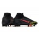 Nike Mercurial Superfly VIII Elite FG Black x Prism - Svart Gul Röd