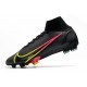 Nike Mercurial Superfly VIII Elite FG Black x Prism - Svart Gul Röd