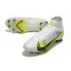 Nike Mercurial Superfly VIII Elite FG Silver Safari - Vit Svart Silver Neon