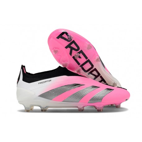 Fotbollsskor adidas Predator Elite LL FG Rosa Vit Svart