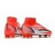 Nike Mercurial Superfly VIII Elite FG CR7 Spark Positivity - Röd Svart Vit Orange