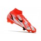 Nike Mercurial Superfly VIII Elite FG CR7 Spark Positivity - Röd Svart Vit Orange