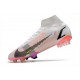 Nike Mercurial Superfly VIII Elite FG Rawdacious - Vit Röd Rosa
