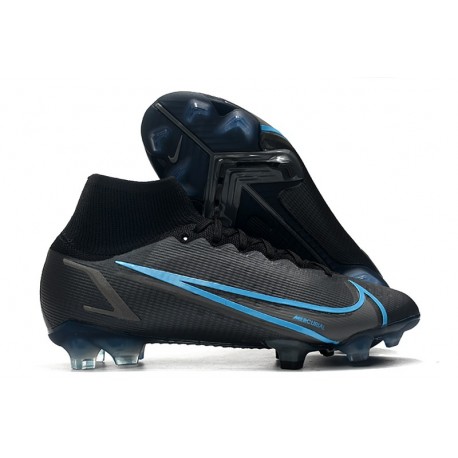 Nike Mercurial Superfly VIII Elite FG Renew - Svart Grå