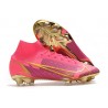 Nike Mercurial Superfly VIII Elite FG Röd Guld Svart
