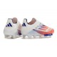 Fotbollsskor adidas F50+ LL FG Vit Röd Blå