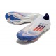 Fotbollsskor adidas F50+ LL FG Vit Blå Röd