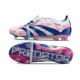 Fotbollsskor adidas Predator 24 Elite FT FG Reemergence -Vit Blå Rosa