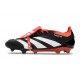 Fotbollsskor adidas Predator 24 Elite FT FG Solar Energy - Svart Vit Röd 