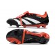 Fotbollsskor adidas Predator 24 Elite FT FG Solar Energy - Svart Vit Röd 