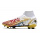Nike Mercurial Superfly VIII Elite FG Vit Röd Guld