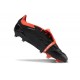 Fotbollsskor adidas Predator 24 Elite FT FG Solar Energy - Svart Vit Röd 