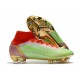 Nike Mercurial Superfly 8 Elite FG för Herrar Grön Röd Guld