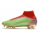 Nike Mercurial Superfly 8 Elite FG för Herrar Grön Röd Guld
