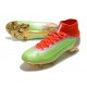 Nike Mercurial Superfly 8 Elite FG för Herrar Grön Röd Guld