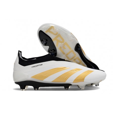 Fotbollsskor adidas Predator Elite LL FG Vit Guld