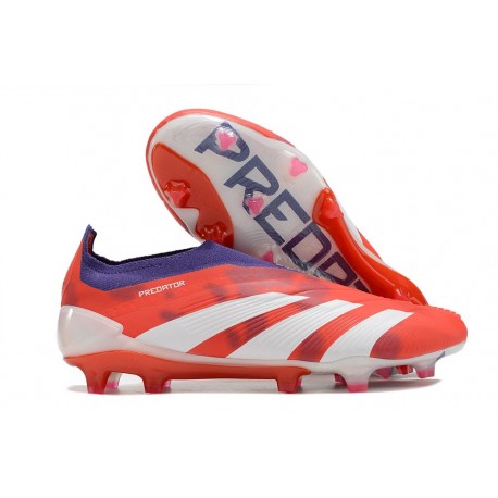 Fotbollsskor adidas Predator Elite LL FG Röd Vit