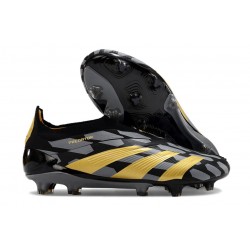 Fotbollsskor adidas Predator Elite LL FG Svart Guld