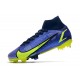 Nike Mercurial Superfly 8 Elite FG för Herrar Recharge - Blå Neon Navy