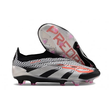 Fotbollsskor adidas Predator Elite LL FG Svart Silver Röd 