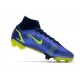 Nike Mercurial Superfly 8 Elite FG för Herrar Recharge - Blå Neon Navy