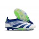 Fotbollsskor adidas Predator Elite LL FG Vit Blå Grön