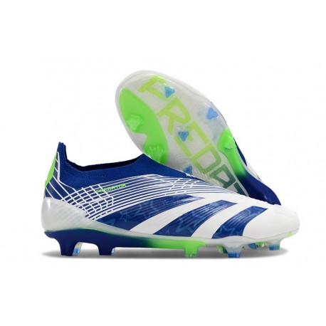 Fotbollsskor adidas Predator Elite LL FG Vit Blå Grön