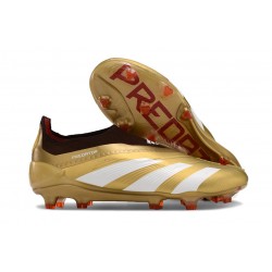 Fotbollsskor adidas Predator Elite LL FG Guld Vit Röd