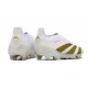 Fotbollsskor adidas Predator Elite LL FG Vit Guld