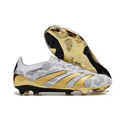 adidas Predator Elite FG Guld Vit Grå