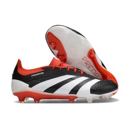 adidas Predator Elite FG Solar Energy Svart Vit Röd
