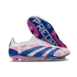 adidas Predator Elite FG Reemergence -Vit Blå Rosa