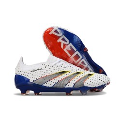 adidas Predator Elite FG Vit Grå Blå Röd