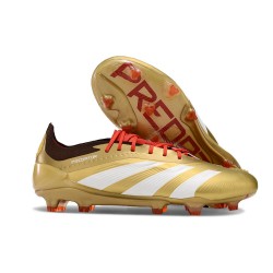 adidas Predator Elite FG Guld Vit Röd